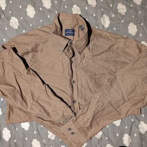 Club Room Brown Dress Shirt